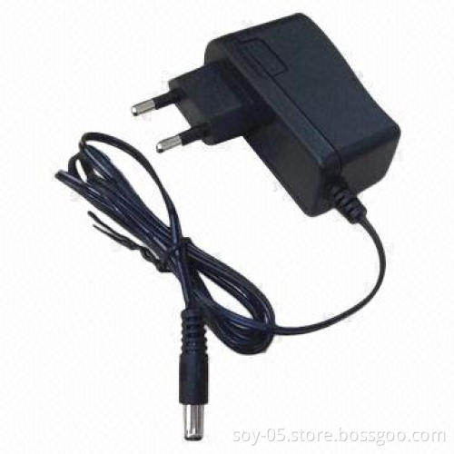 AC/DC EU Switching Adapter with 10W Single Output Power Supply, Built-in OCP and SCP